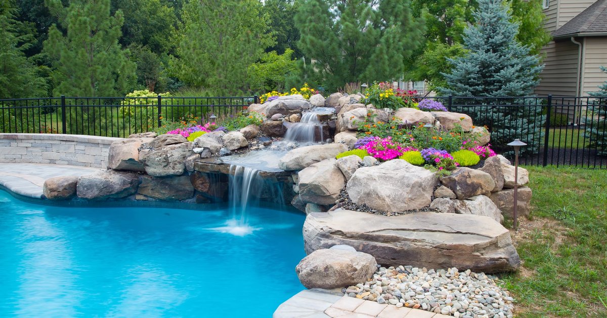 Groton Pool Pool Grottos – Advanced Waterfall Systems