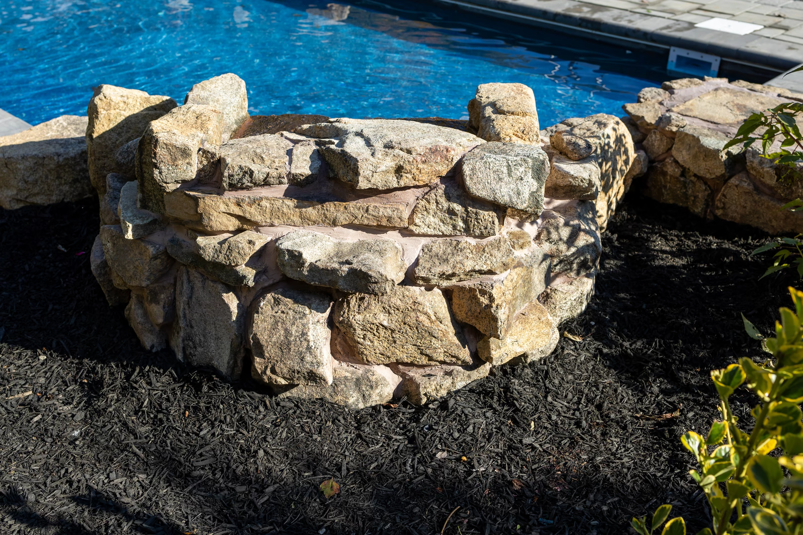 Custom grotto waterfall system